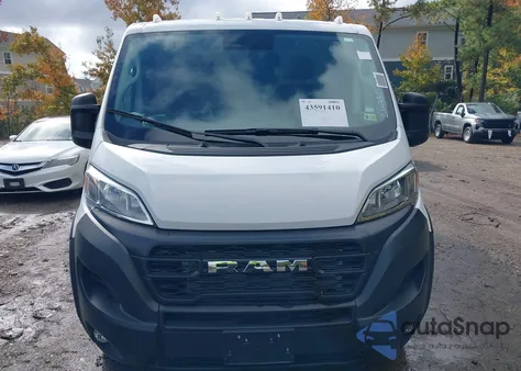 2024 Ram Promaster 3500 Tradesman Low Roof 136 Wb W/Pass Seat from USA, damaged, VIN 3C6MRVWG4RE154330